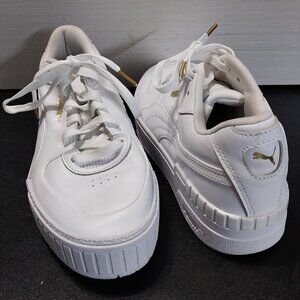 Puma Cali Sport Platform Sneakers White Women's Size 10